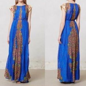 Hemant and Nandita blue printed dress